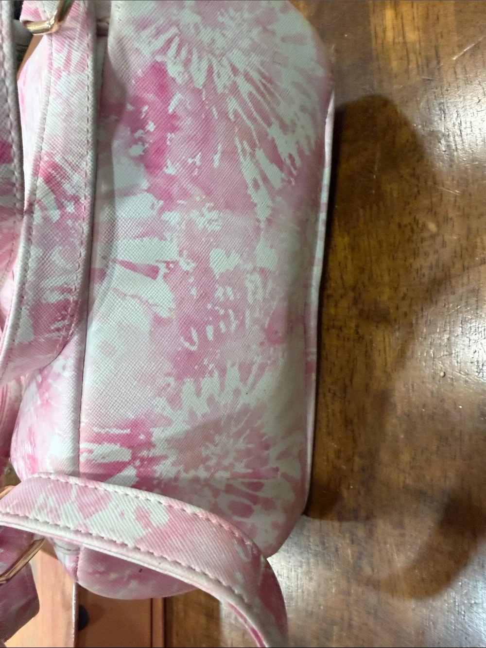 Under One Sky Pink and White Tie-Dye Backpack